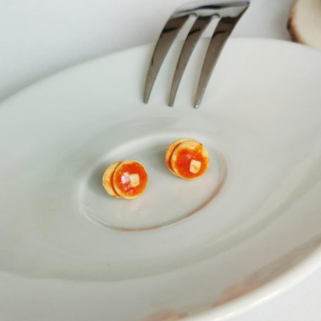 Amerikai palacsinta fülbevaló