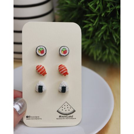 Sushi fülbevaló