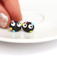 Soot sprite stud earrings