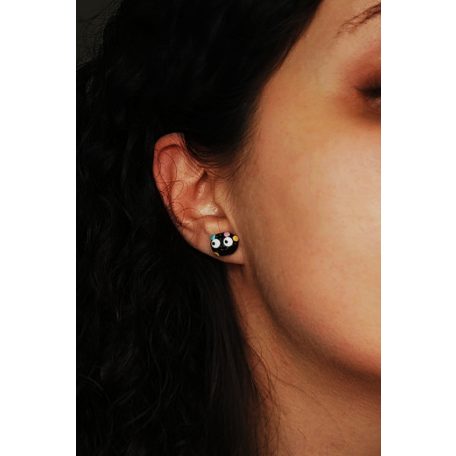 Soot sprite stud earrings