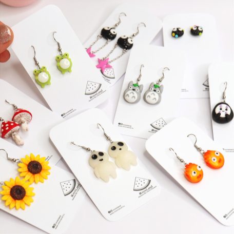 Soot sprite stud earrings
