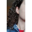 Amerikai csokis keksz fülbevaló