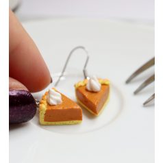 Sütőtökös pite fülbevaló