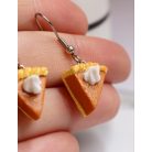 Sütőtökös pite fülbevaló