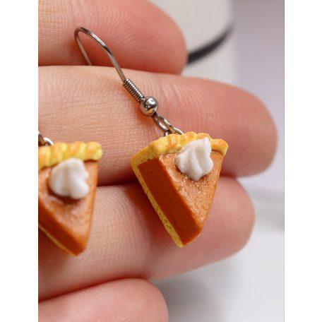 Sütőtökös pite fülbevaló