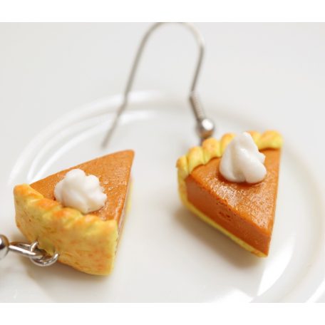 Sütőtökös pite fülbevaló