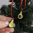 Avokádó karácsonyfadísz