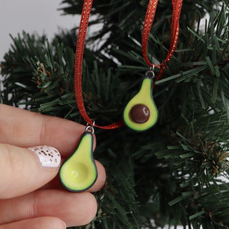 Avokádó karácsonyfadísz