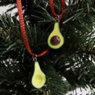 Avokádó karácsonyfadísz