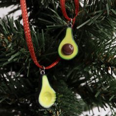 Avokádó karácsonyfadísz