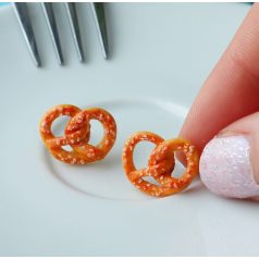 Sós perec fülbevaló