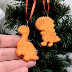 Dinó nuggets karácsonyfadísz