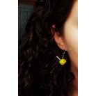 Karamellás és cukormázas alma fülbevaló