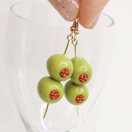 Olive Cocktail Earrings