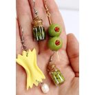 Olívabogyó martini koktélhoz fülbevaló