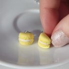 Bedugós Macaron fülbevaló