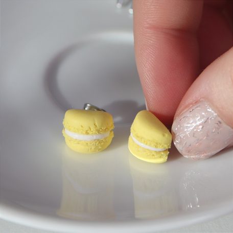 Bedugós Macaron fülbevaló