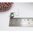 Karácsonyi csokis puding fülbevaló