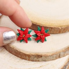 Mikulásvirág fülbevaló