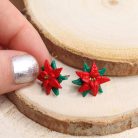 Mikulásvirág fülbevaló