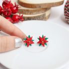 Mikulásvirág fülbevaló