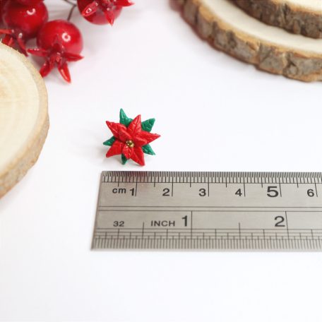 Mikulásvirág fülbevaló