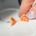 Hawaii pizza fülbevaló