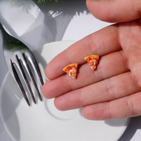 Hawaii pizza fülbevaló