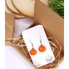 Lógós Halloweeni töklámpás fülbevaló