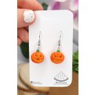 Lógós Halloweeni töklámpás fülbevaló